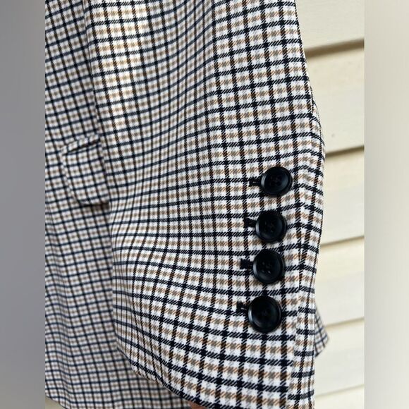 Vince Camuto checked single button closure blazer, NWT, mock pockets, XXL - Picture 7 of 13